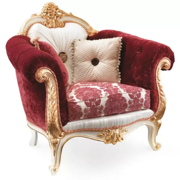 Armchair, Peonia Collection, by Carlo Asnaghi