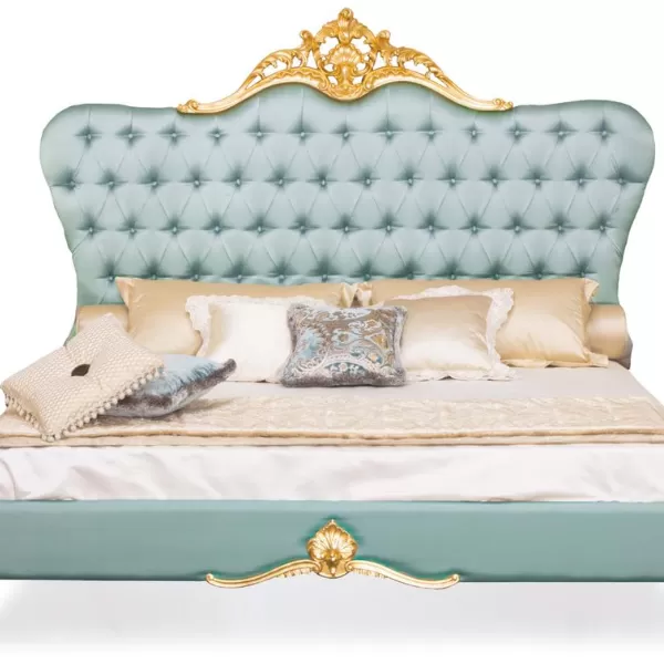 Bed with Headboard, Amelia Collection, by Carlo Asnaghi