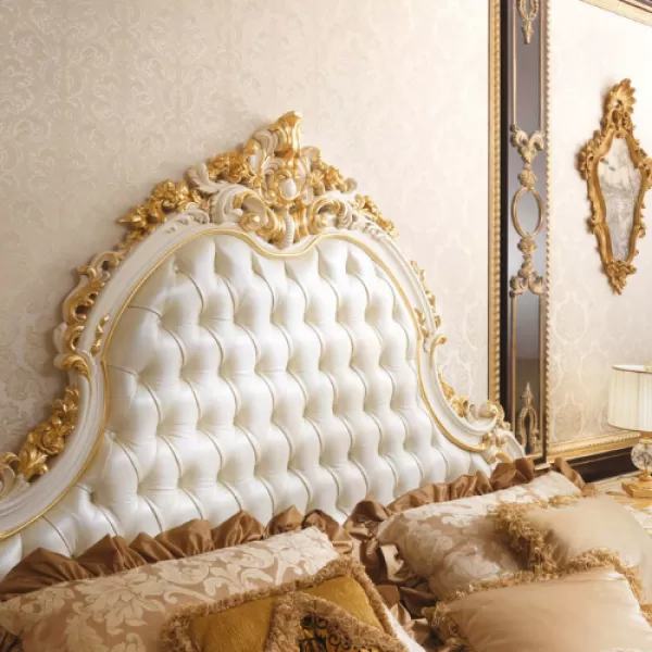 Bed with Headboard, Skia Collection, by Carlo Asnaghi