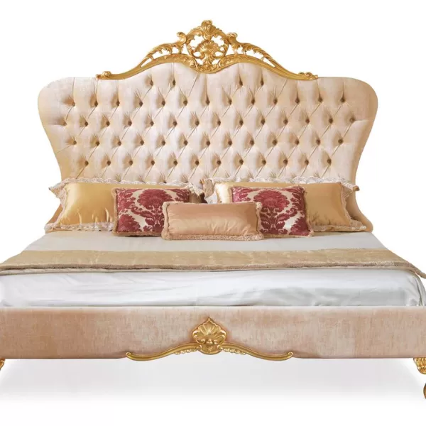 Bed with Headboard , Elena Collection, by Carlo Asnaghi