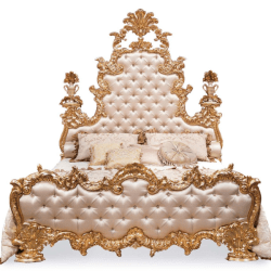 Luxurious Italian Bed with Headboard - Majesty Collection