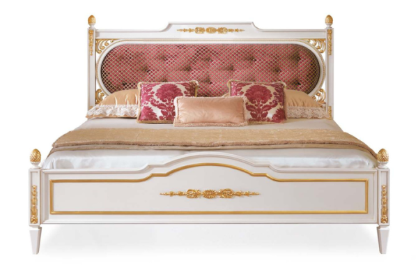 Beautiful Ivory Italian Bed - Myriam Collection