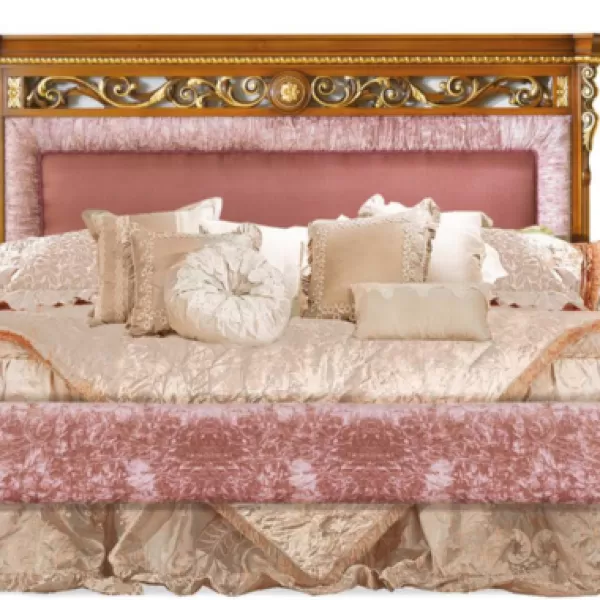 Bed with Headboard, Nausica Collection, by Carlo Asnaghi