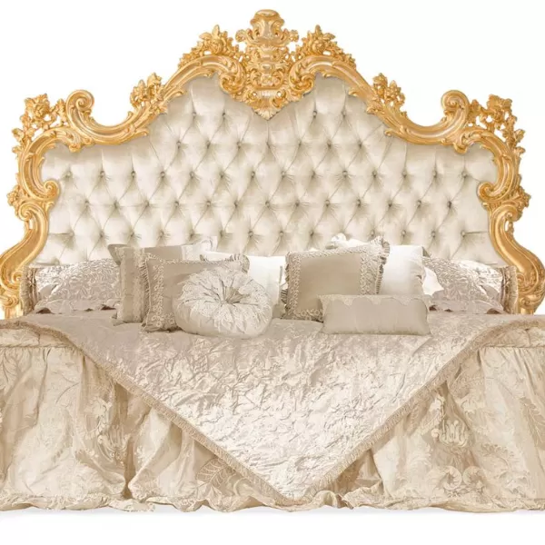 Bed with Headboard, Noemi Collection, by Carlo Asnaghi