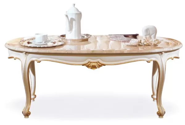 Beautiful Ivory Central Table - Enea Collection