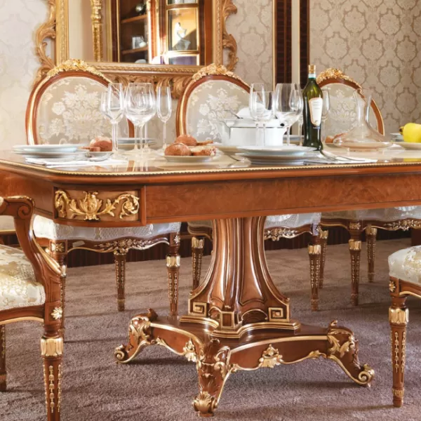 Dining Table, Viola Collection, by Carlo Asnaghi