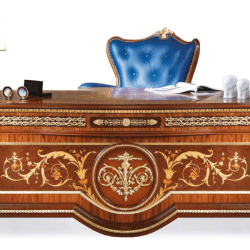 Classic Blue Master Armchair - Medea Collection