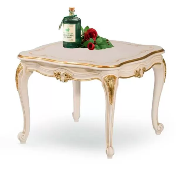 Beautiful Beige Side Table - Delius Collection