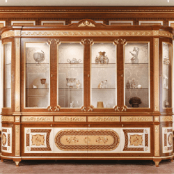 Classic Italian Wooden Vetrine - Viola Collection