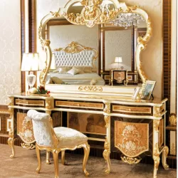 Beautiful Golden Italian Dresser - Irina Collection