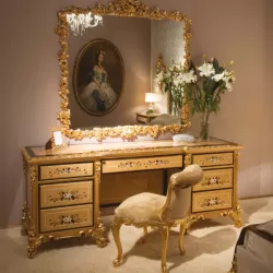 Luxury Italian Golden Chair - Juvia Collection