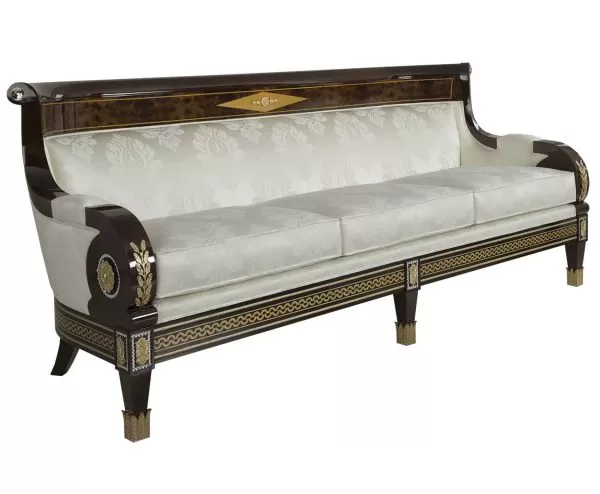 Luxurious Classic Italian 3 Seater Sofa - Neva Collection