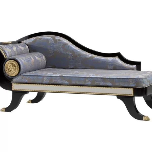 Classic Italian Comfortable Chaise Longue,Wellington Collection