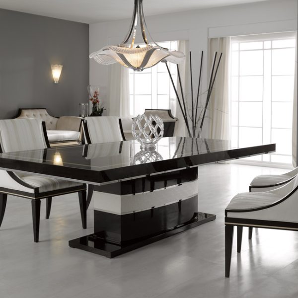 Remarkable Classic Italian Dining Table, Beverly Collection