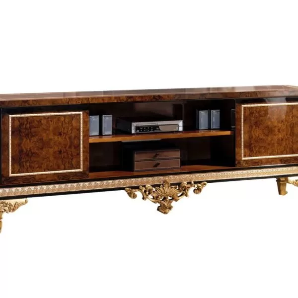 Spectacular Classic Italian Tv Unit, Volga Collection