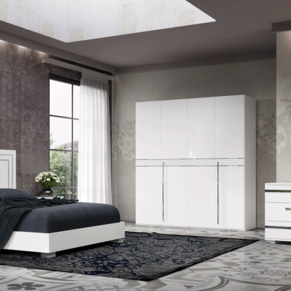 4 Door Wardrobe, Volare Collection