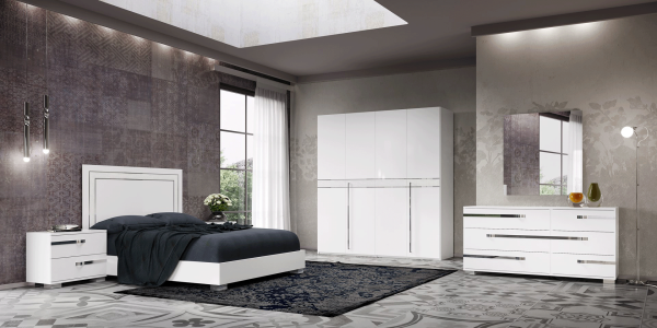 4 Door Wardrobe, Volare Collection - Image 2