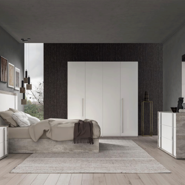 4 Door Wardrobe, Treviso Collection