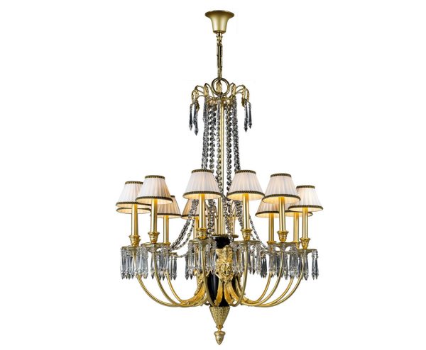 Luxury Gold Crafted Chandelier