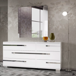 Luxurious 6 Drawer Dresser Milano Italian Furnitures