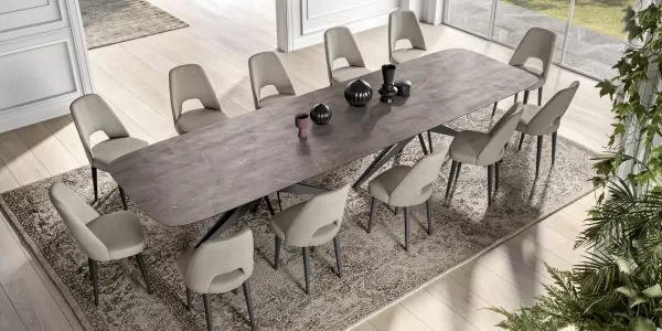 Luxury Fixed Dining Table - Hexagon Collection