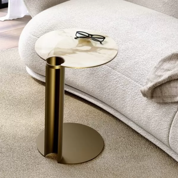 Aldo with Ceramic Top Coffee Table, Eforma Collection