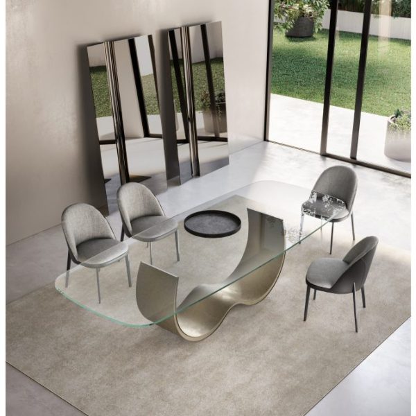 Alisei Table Glass Top, Eforma Collection