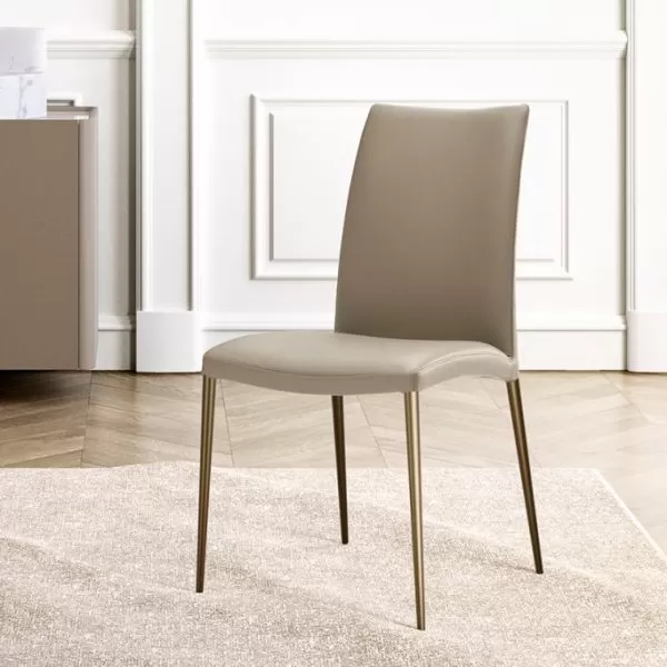 Asia Chair with Metal Legs, Eforma Collection