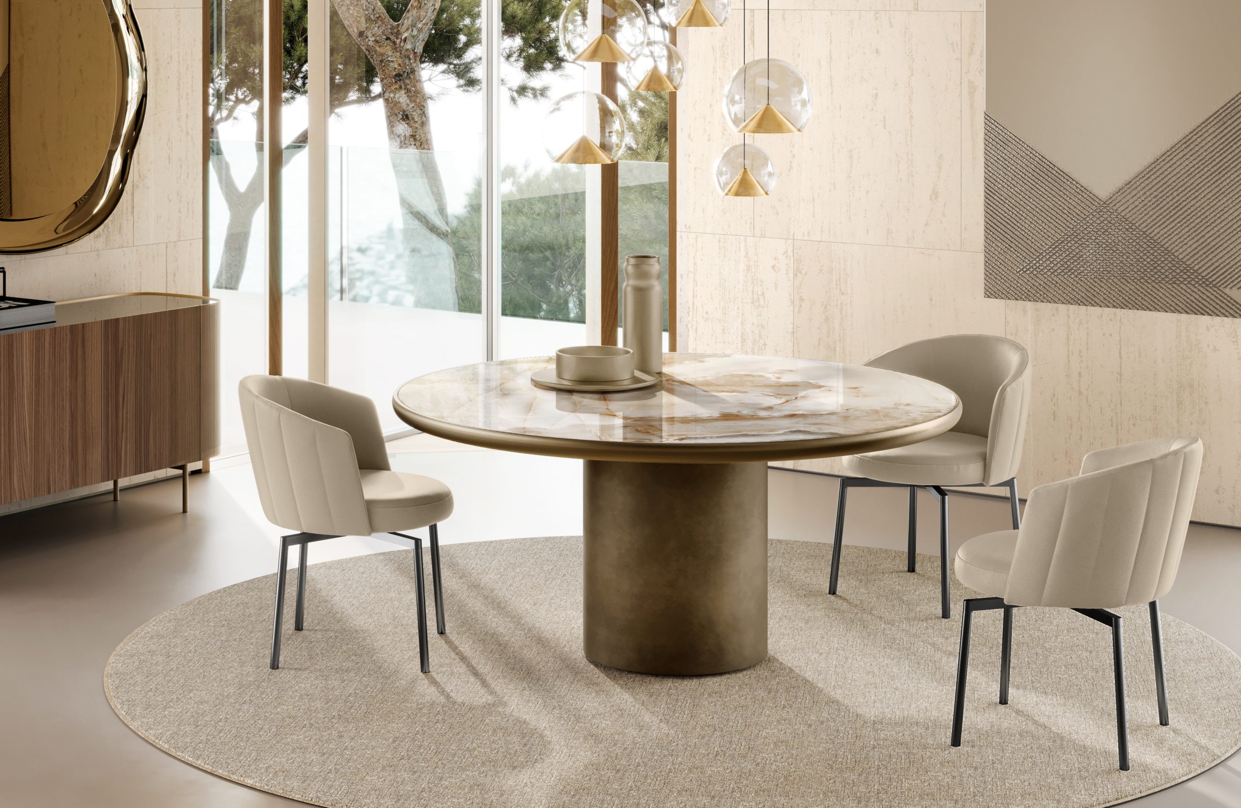 Cilindro Ceramic King Top Table, Eforma Collection - Image 4