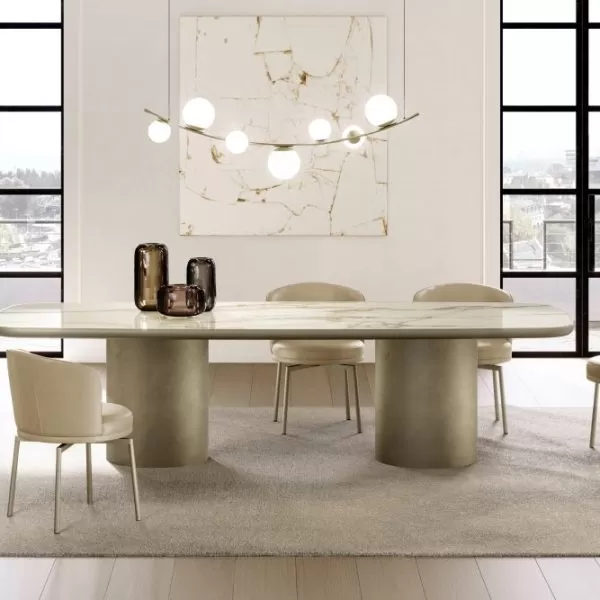 Ginger Chair with 4 Metal legs, Eforma Collection
