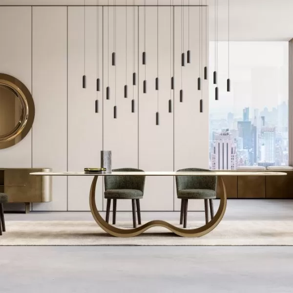 Ginger Chair with 4 Wooden legs, Eforma Collection