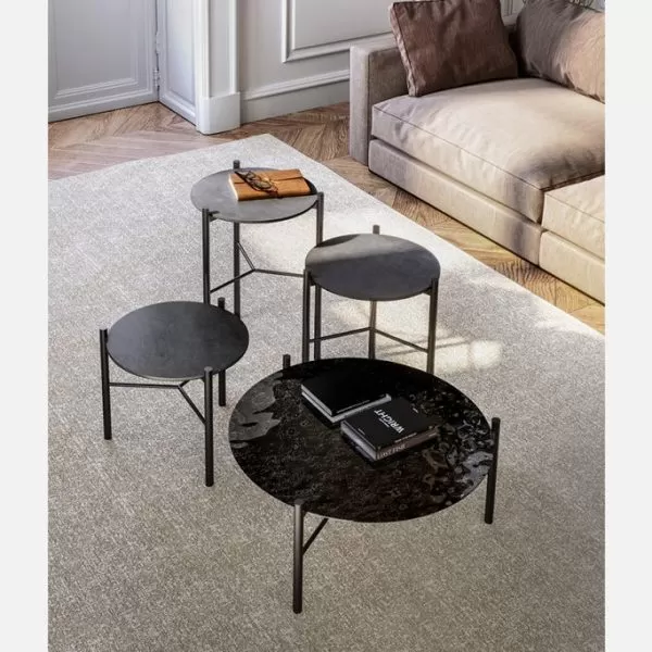 Jack with Crystal Top Coffee Table, Eforma Collection