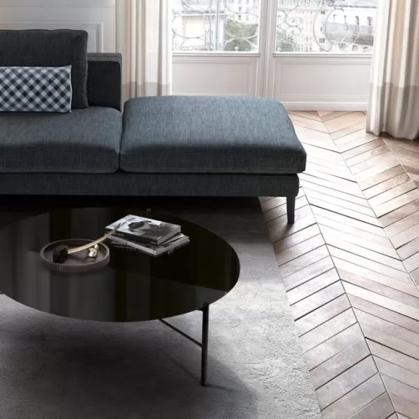 Jack with Glass Top Coffee Table, Eforma Collection