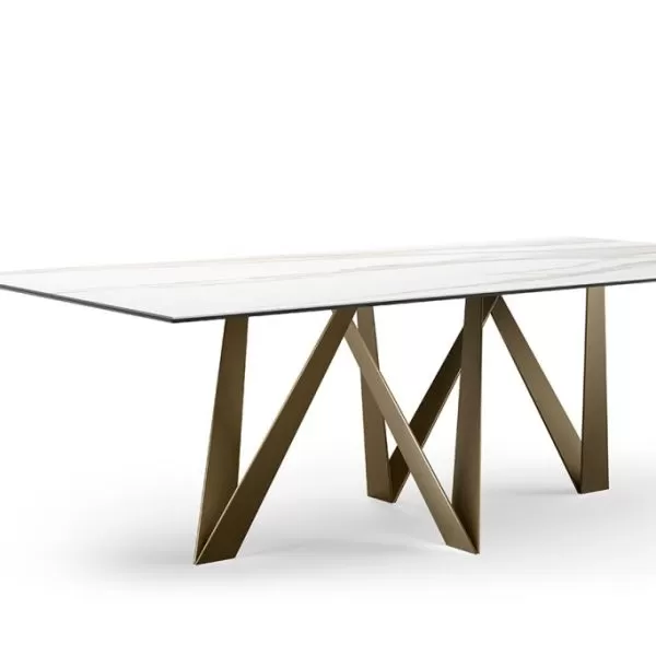 Noa Table with Ceramic Top, Eforma Collection