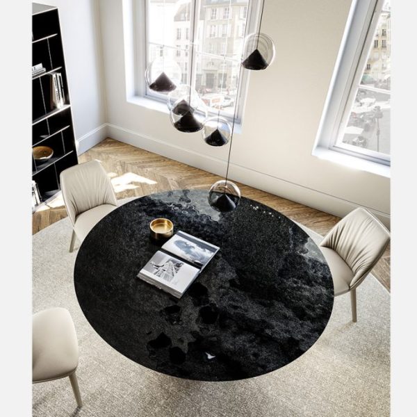 Onda Table with Glass Top, Eforma Collection