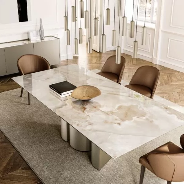 Plai Table with Ceramic Top, Eforma Collection