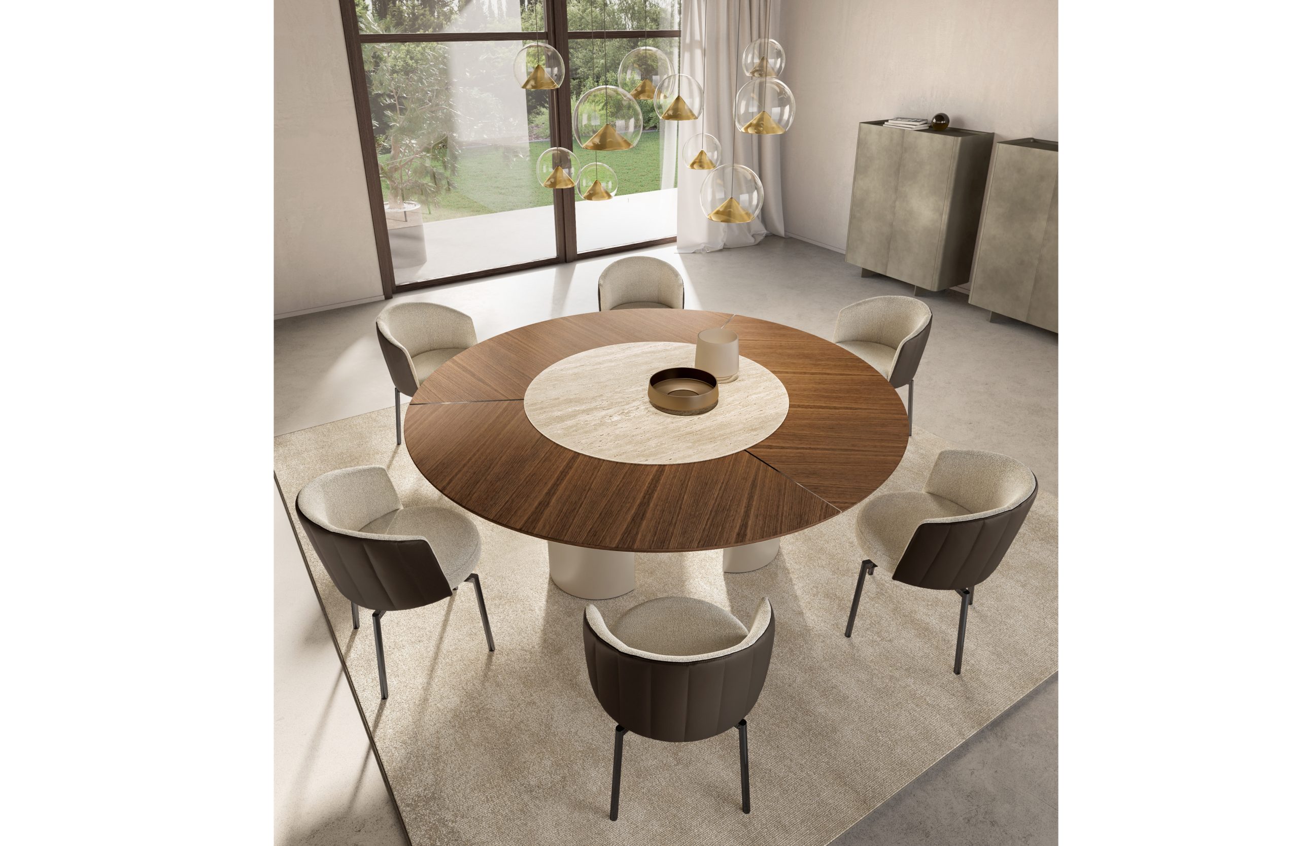 Luxury plai wood & ceramic top