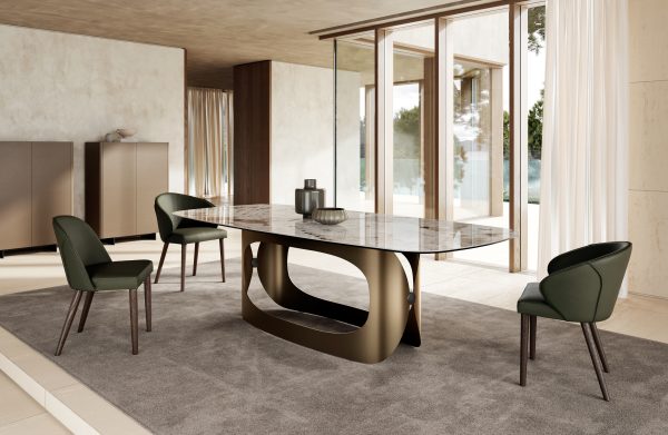 Polifemo Low with Glass Top Coffee Table, Eforma Collection - Image 4