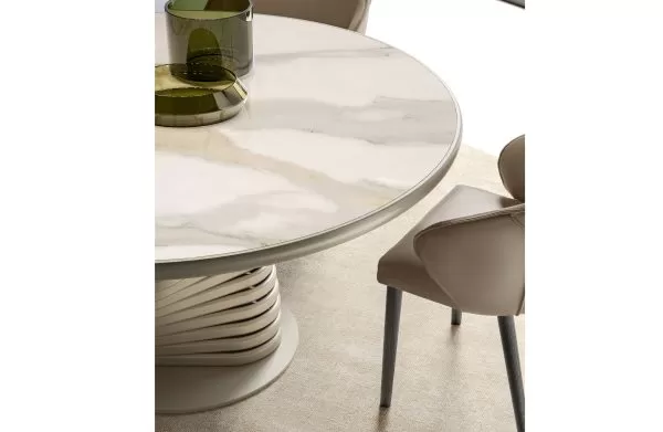 Rotolo Table with Ceramic King Top, Eforma Collection - Image 3