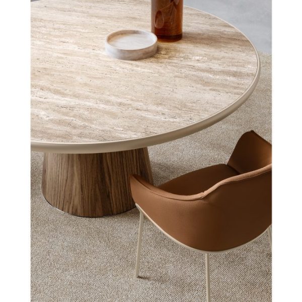 Teo Table with Ceramic King Top, Eforma Collection