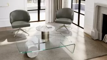 Tor Glass Top Coffee Table