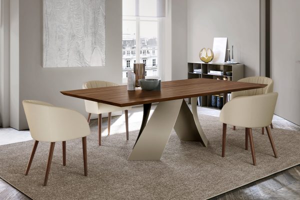 Luxury Twist Table Wood Top