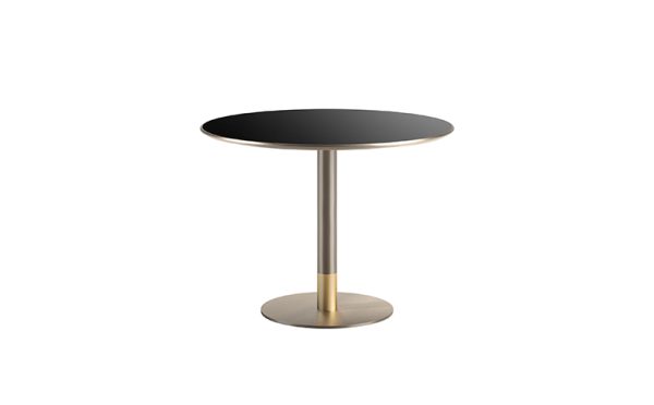 Cilindro Bistro Table with glass top, Eforma Collection - Image 3