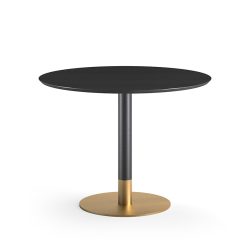 Cilindro Bistro Glass Top Table