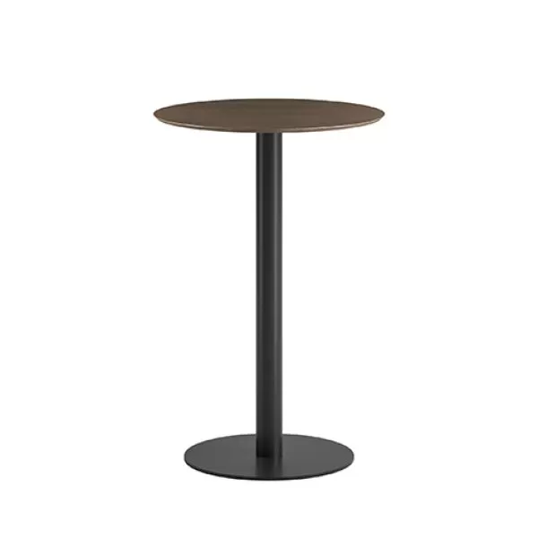 Cilindro Bistro Table with wood top, Eforma Collection