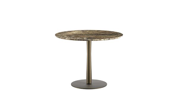 Filù Bistro Table with marble top, Eforma Collection - Image 2