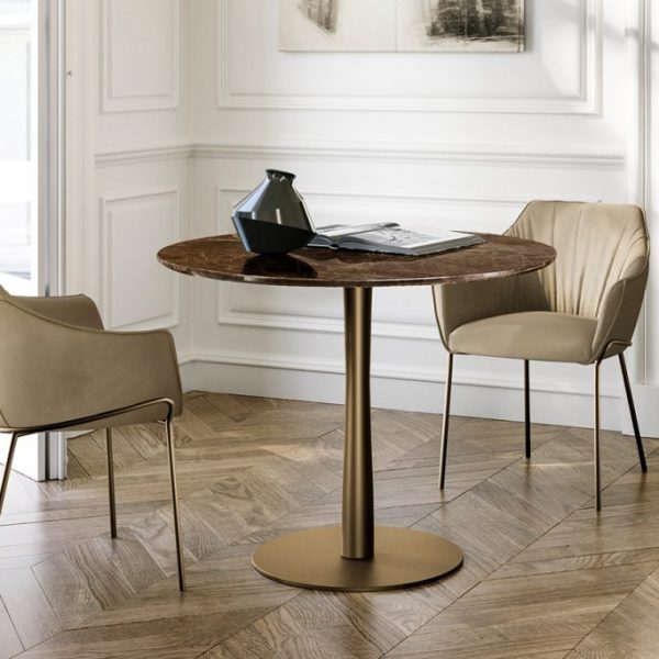 Filù Bistro Table with marble top, Eforma Collection