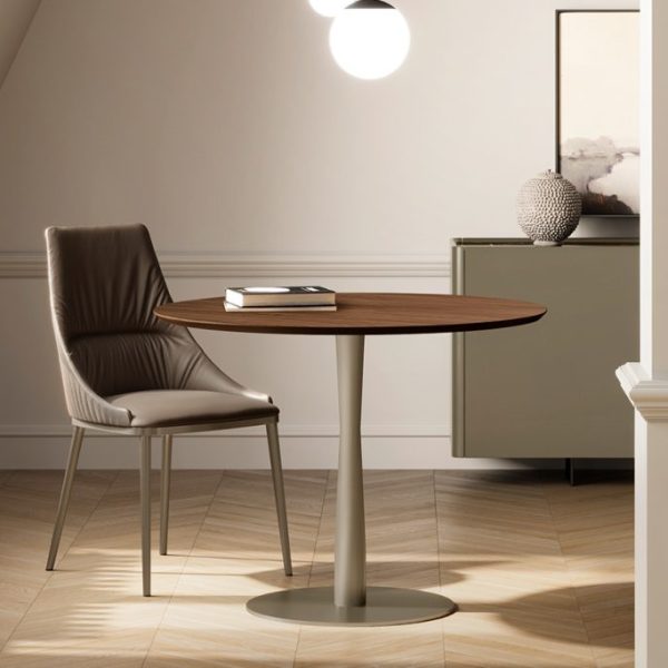 Filù Bistro Table with wood top, Eforma Collection