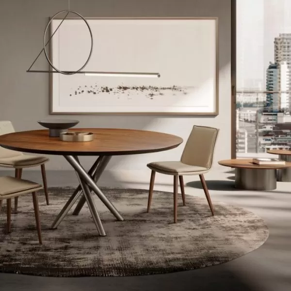 Lara Chair with Wooden legs, Eforma Collection
