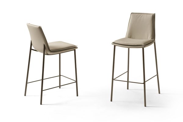 Lara Stool with Metal Legs